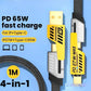 4 in 1 Fast Charging 4 in 1 Type C & iPhone Charging Cable