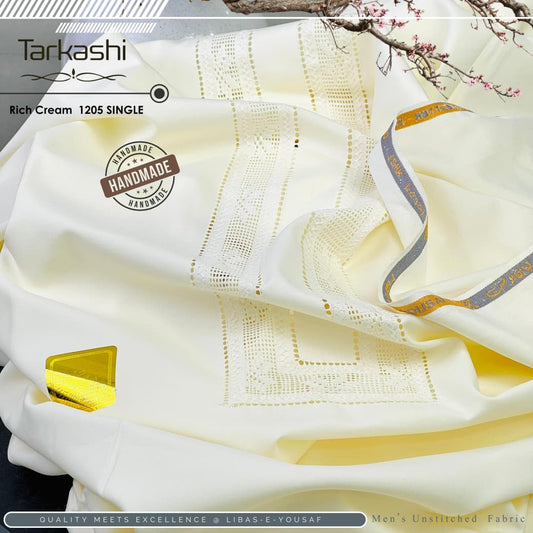 Butter Blend TarKashi | Crafted by Libas e Yousaf | Shade 1205 – Rich Cream